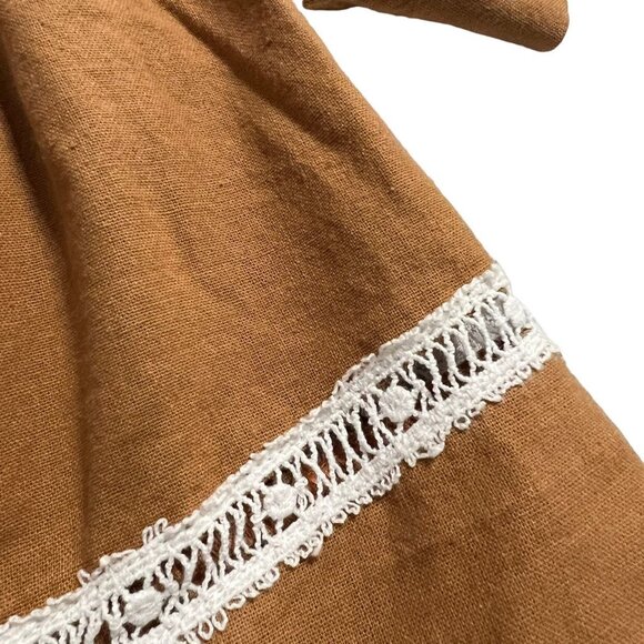 Evie's Closet 3T “The Eyelet Dress” Linen - Lace - Swiss Dot - Picture 6 of 7